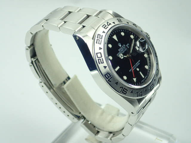 ロレックス エクスプローラーII Ref.16550 ブラック文字盤 中古 explorer-128