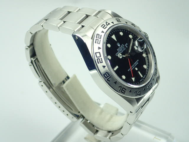 ロレックス エクスプローラーII Ref.16550 ブラック文字盤 中古 explorer-128