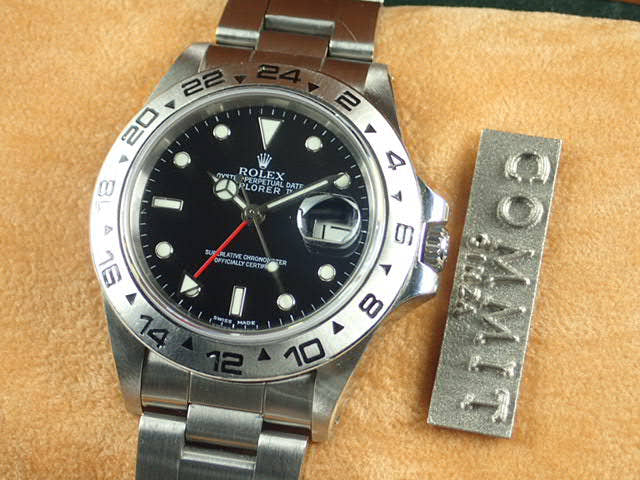 ロレックス エクスプローラーII Ref.16550 ブラック文字盤 中古 explorer-128