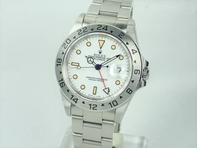 ロレックス エクスプローラーII Ref.16570 ホワイト文字盤 中古 explorer-133