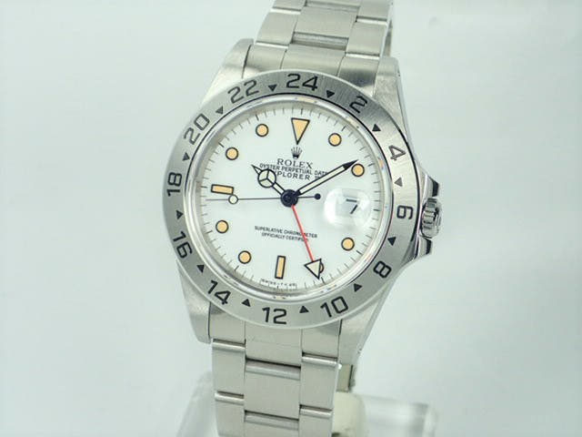 ロレックス エクスプローラーII Ref.16570 ホワイト文字盤 中古 explorer-133