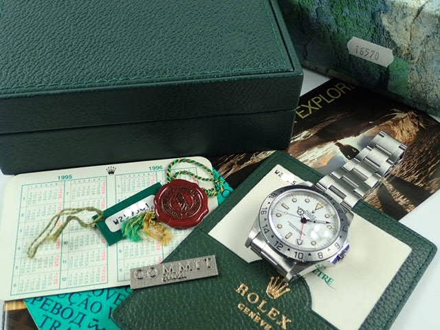 ロレックス エクスプローラーII Ref.16570 ホワイト文字盤 中古 explorer-133
