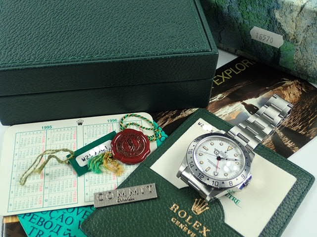ロレックス エクスプローラーII Ref.16570 ホワイト文字盤 中古 explorer-133
