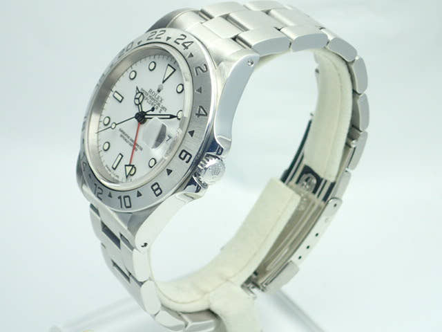 ロレックス エクスプローラーII Ref.16570 ホワイト文字盤 中古 explorer-135
