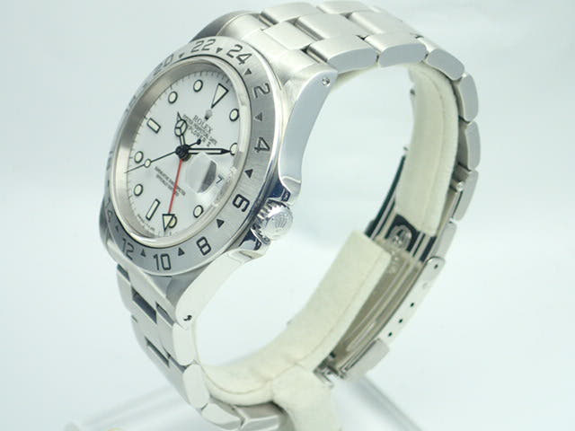 ロレックス エクスプローラーII Ref.16570 ホワイト文字盤 中古 explorer-135