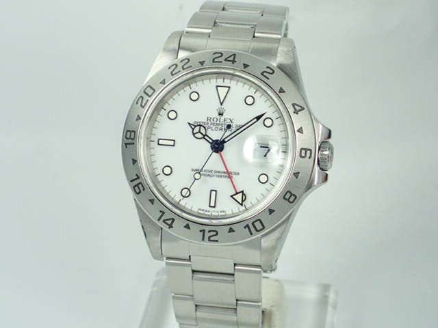 ロレックス エクスプローラーII Ref.16570 ホワイト文字盤 中古 explorer-135