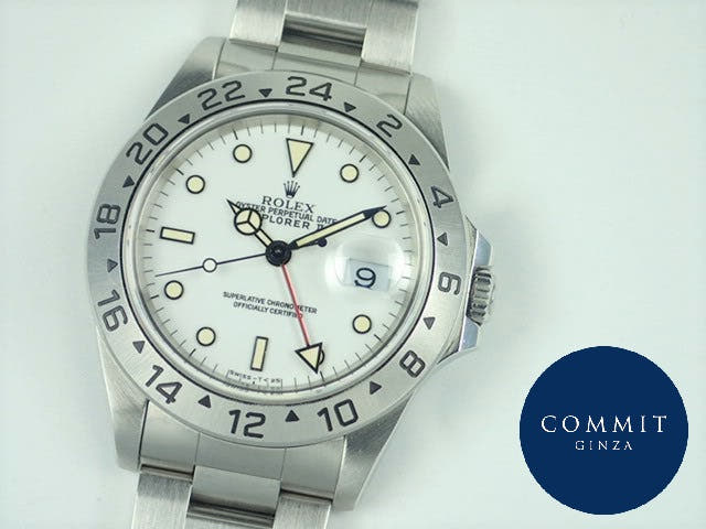 ロレックス エクスプローラーII Ref.16570 ホワイト文字盤 中古 explorer-139