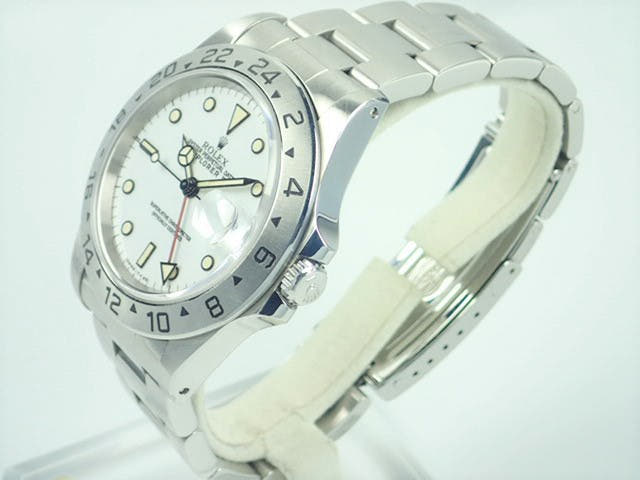 ロレックス エクスプローラーII Ref.16570 ホワイト文字盤 中古 explorer-139