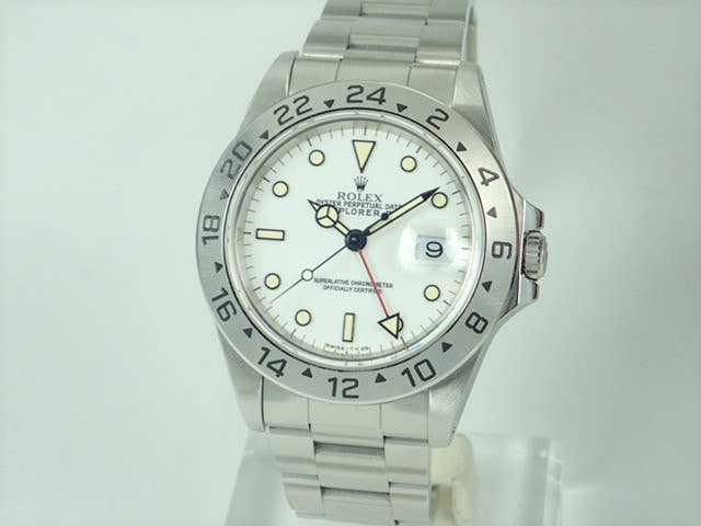 ロレックス エクスプローラーII Ref.16570 ホワイト文字盤 中古 explorer-139