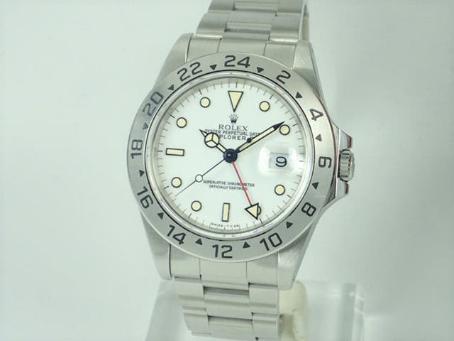 ロレックス エクスプローラーII Ref.16570 ホワイト文字盤 中古 explorer-139