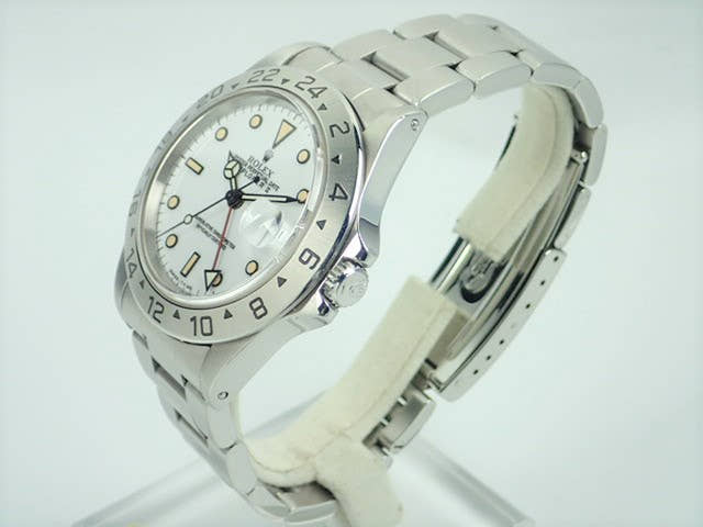 ロレックス エクスプローラーII Ref.16570 ホワイト文字盤 中古 explorer-140
