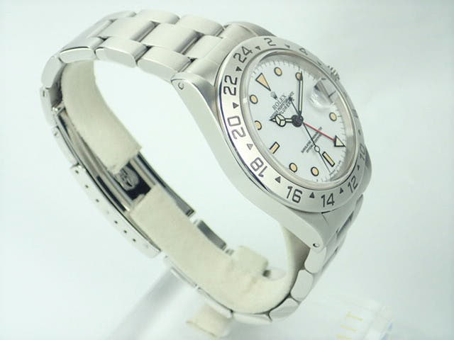 ロレックス エクスプローラーII Ref.16570 ホワイト文字盤 中古 explorer-140