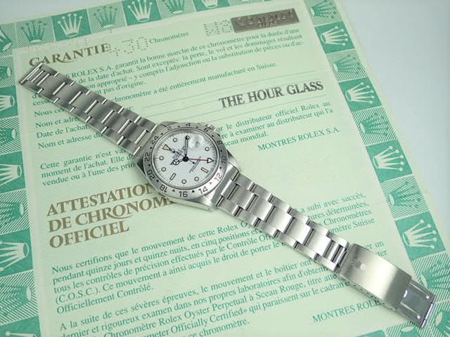 ロレックス エクスプローラーII Ref.16570 ホワイト文字盤 中古 explorer-140