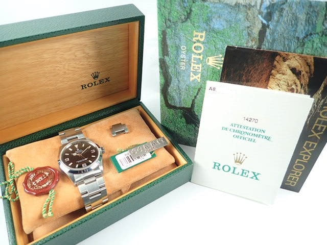 ロレックス エクスプローラーI Ref.14270 ブラック文字盤 中古 explorer-141