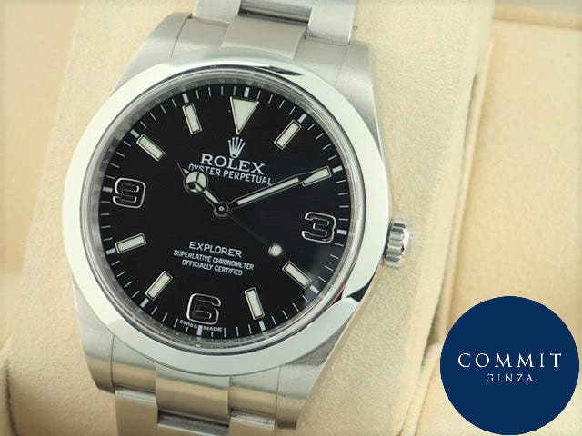 ロレックス エクスプローラー Ref.214270 ブラック文字盤 中古 explorer-142