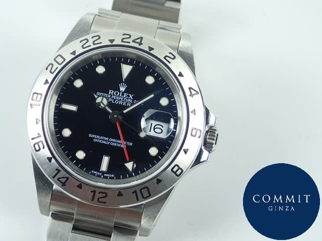 ロレックス エクスプローラーII Ref.16570 ブラック文字盤 中古 explorer-143
