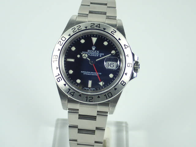 ロレックス エクスプローラーII Ref.16570 ブラック文字盤 中古 explorer-143