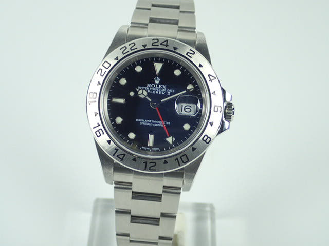 ロレックス エクスプローラーII Ref.16570 ブラック文字盤 中古 explorer-143