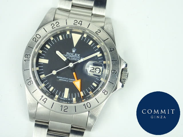 ロレックス エクスプローラーII Ref.1655 ブラック文字盤 中古 explorer-144