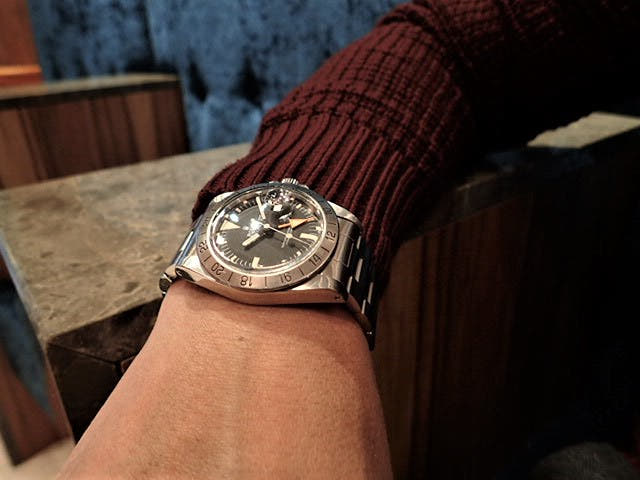 ロレックス エクスプローラーII Ref.1655 ブラック文字盤 中古 explorer-144