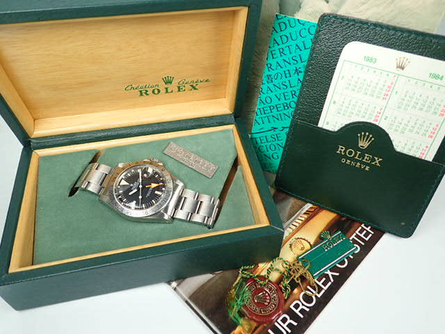 ロレックス エクスプローラーII Ref.1655 ブラック文字盤 中古 explorer-144