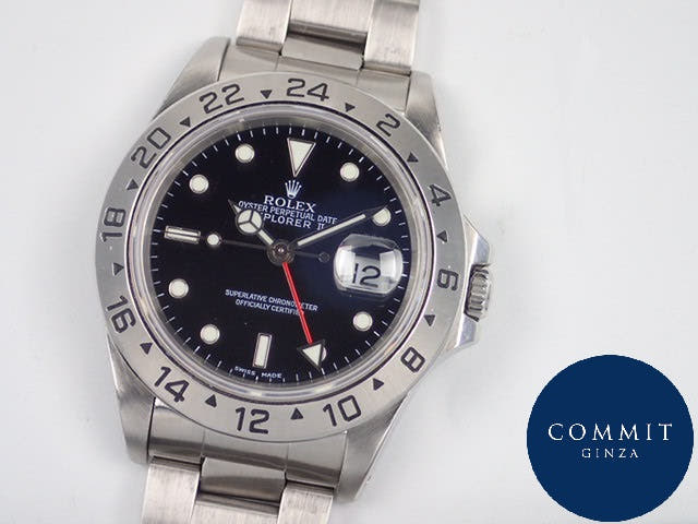 ロレックス エクスプローラーII Ref.16570 ブラック文字盤 中古 explorer-147
