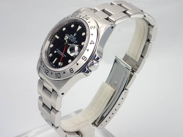 ロレックス エクスプローラーII Ref.16570 ブラック文字盤 中古 explorer-147