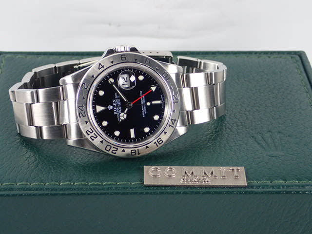 ロレックス エクスプローラーII Ref.16570 ブラック文字盤 中古 explorer-147