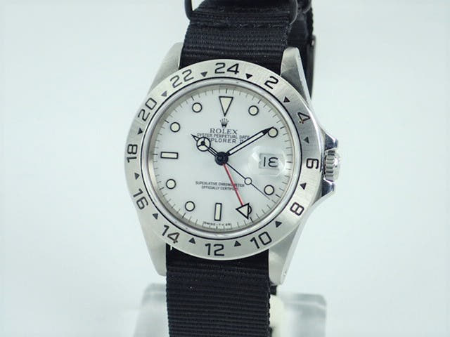 ロレックス エクスプローラーII Ref.16570 ホワイト文字盤 中古 explorer-148