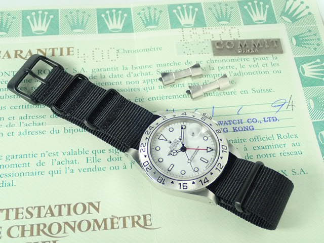 ロレックス エクスプローラーII Ref.16570 ホワイト文字盤 中古 explorer-148