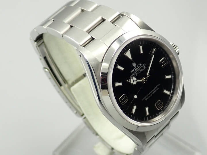 ロレックス エクスプローラーI Ref.14270 ステンレススチール ブラック文字盤