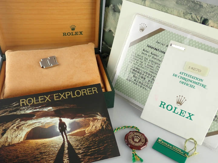 ロレックス エクスプローラーI Ref.14270 ブラック文字盤 中古 explorer-152