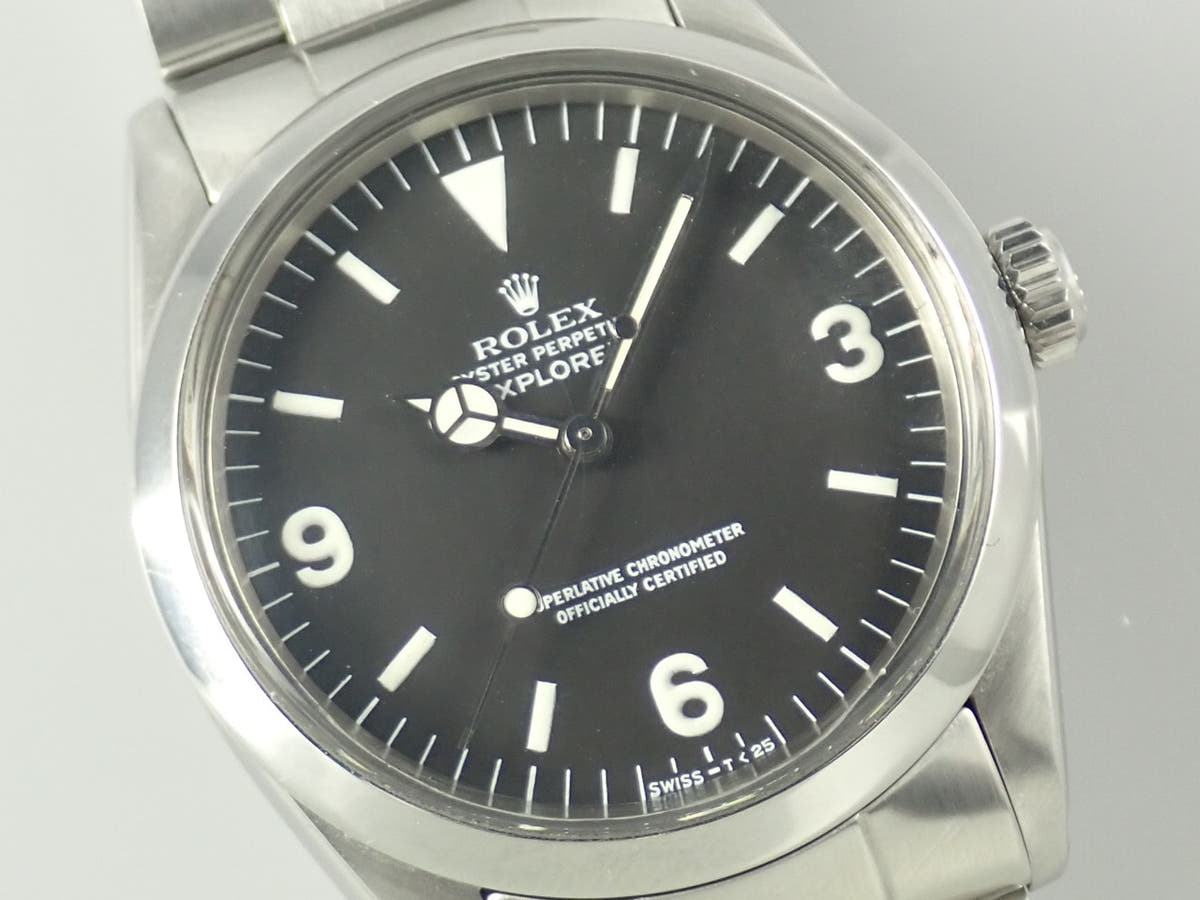 ロレックス エクスプローラーI Ref.1016 ブラック文字盤 中古 835997YX