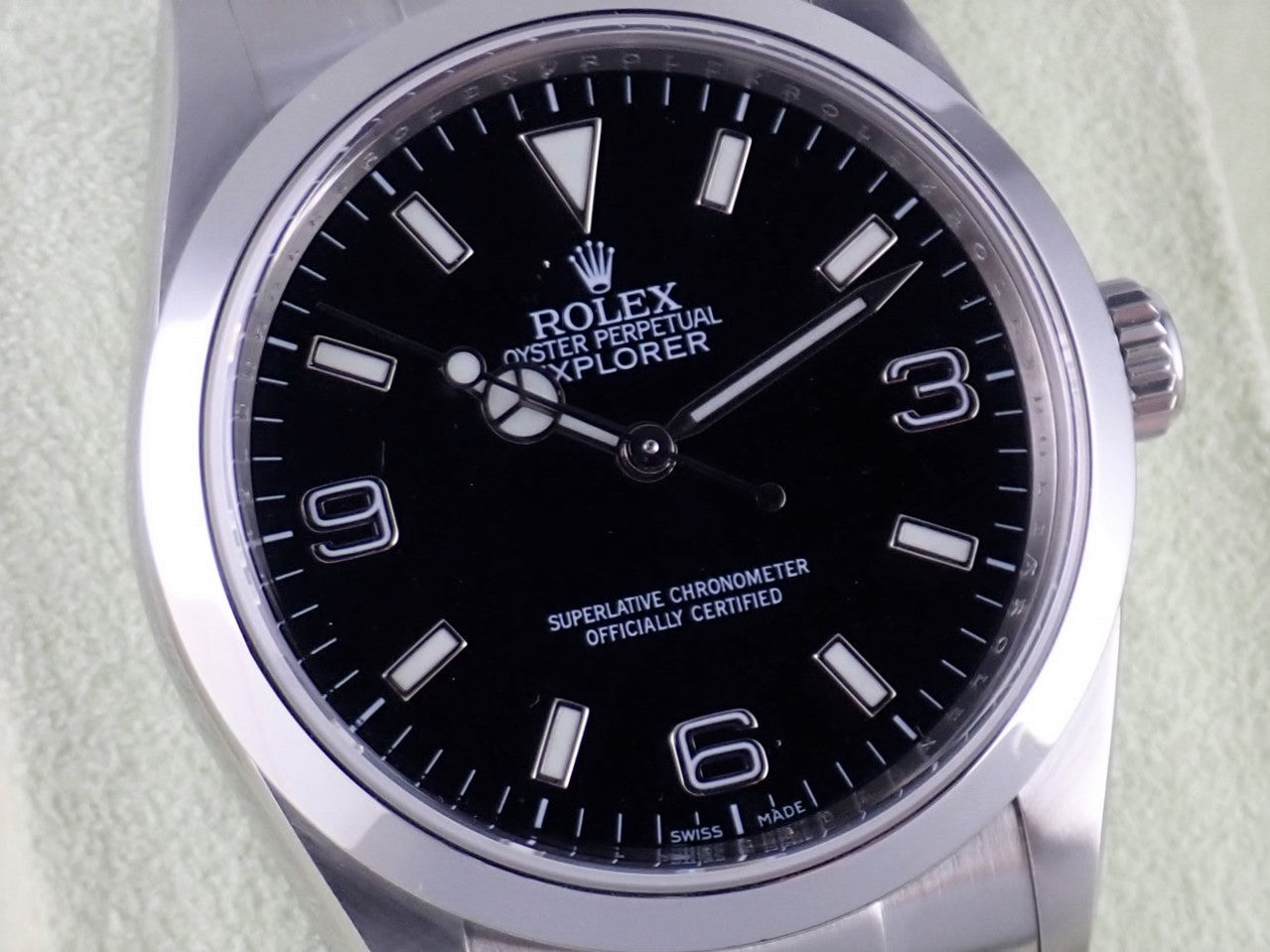 値下げ ロレックス エクスプローラー 114270 M番 ルーレットあり 極美