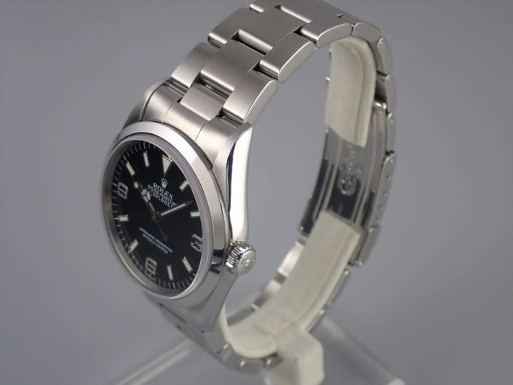 Rolex Explorer I Ref.14270 Black Dial Used explorer-157