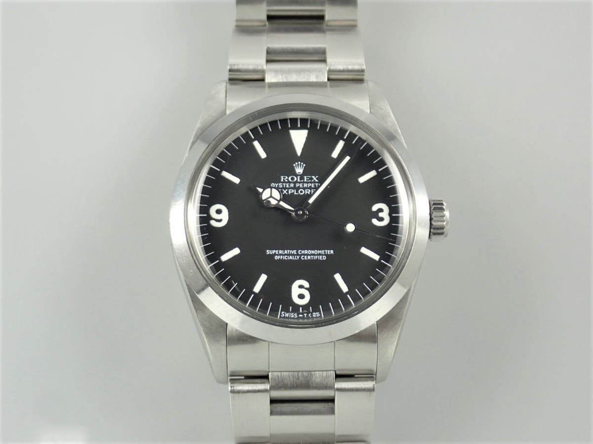 ロレックス エクスプローラーI Ref.1016 ブラック文字盤 中古 0RF68447
