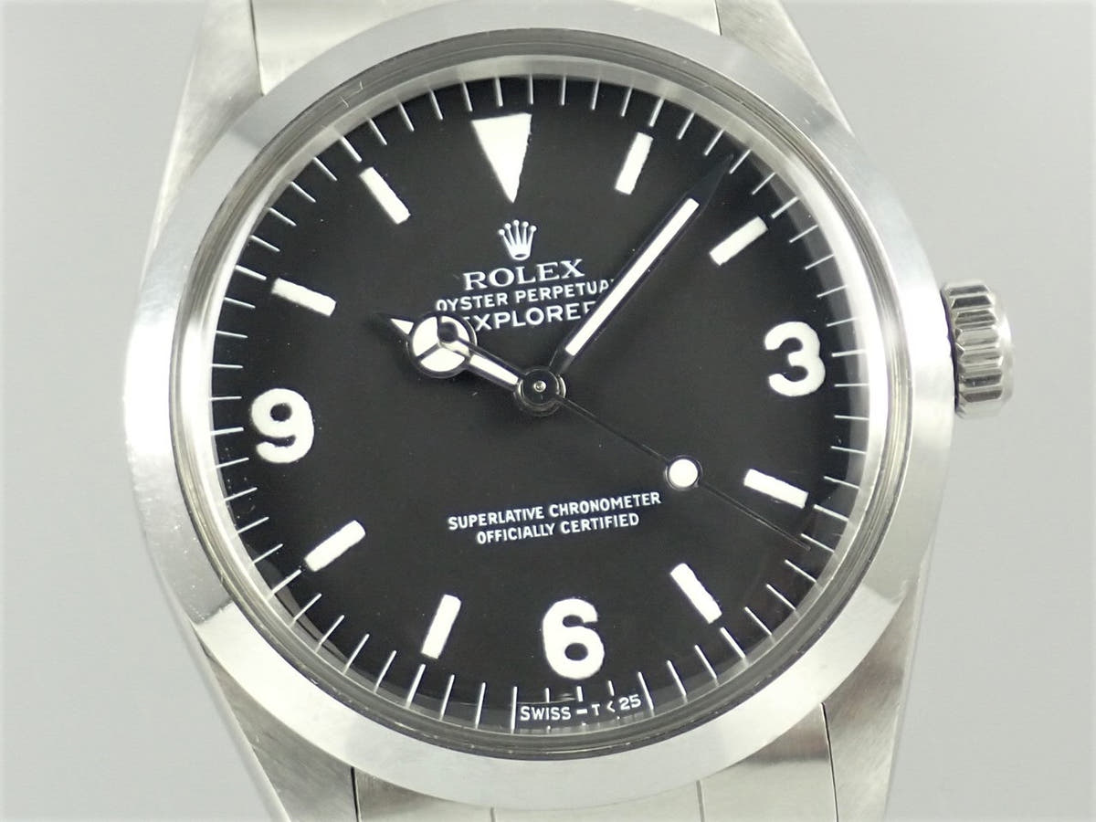ロレックス エクスプローラーI Ref.1016 ブラック文字盤 中古 0RF68447