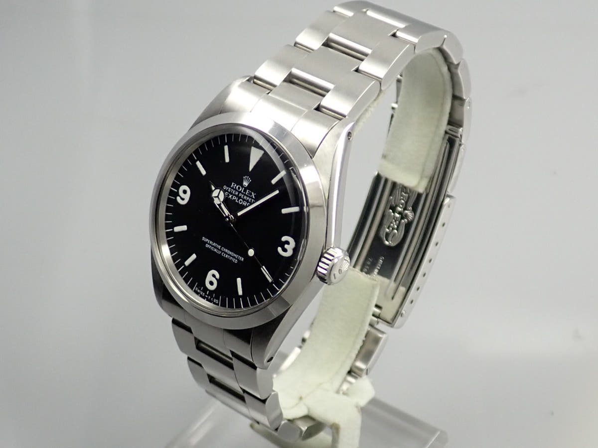 ロレックス エクスプローラーI Ref.1016 ブラック文字盤 中古 0RF68447
