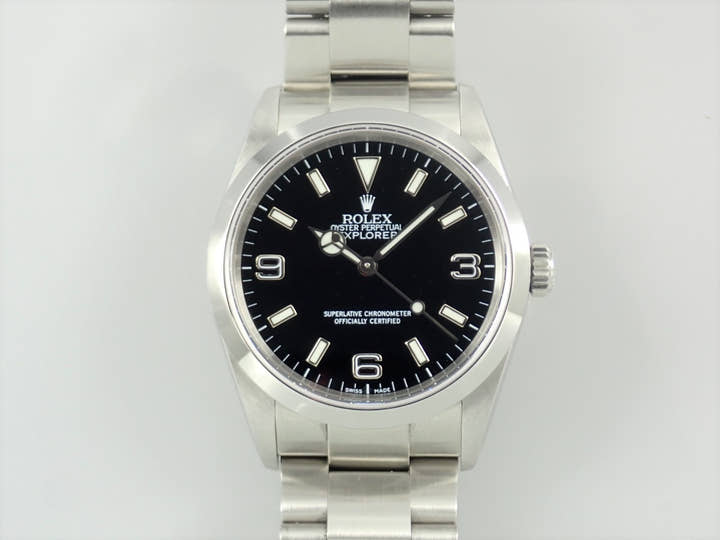 ロレックス エクスプローラーI Ref.114270 ステンレススチール ブラック文字盤