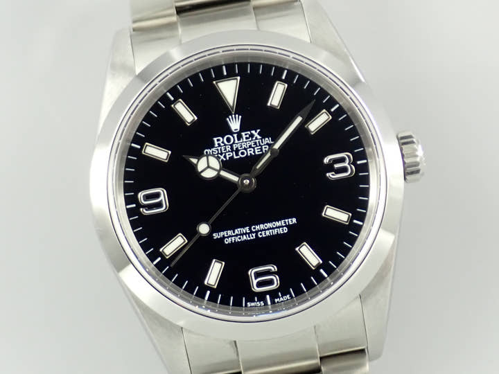 ロレックス エクスプローラーI Ref.114270 ステンレススチール ブラック文字盤