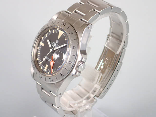 ロレックス エクスプローラーII Ref.1655 ブラック文字盤 中古 explorer-16