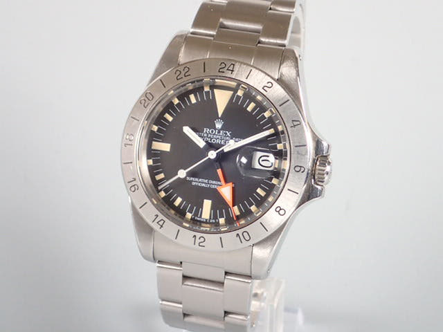 ロレックス エクスプローラーII Ref.1655 ブラック文字盤 中古 explorer-16
