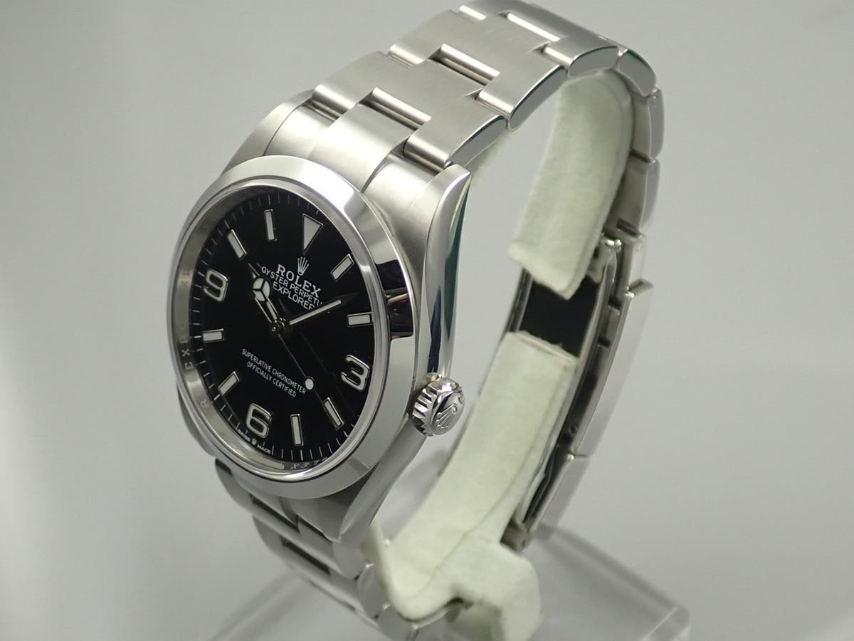 ロレックス エクスプローラーI Ref.124270 ブラック文字盤 極美品 HS2V0P45