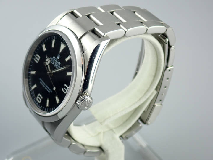 ロレックス エクスプローラーI Ref.114270 ブラック文字盤 中古 explorer-166