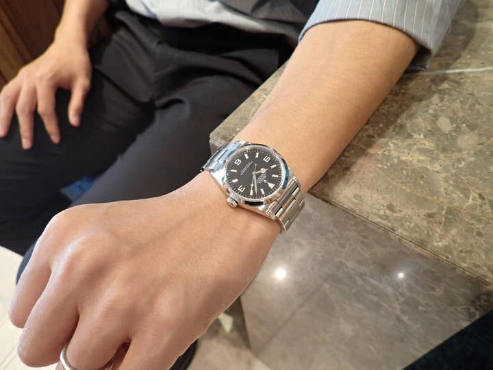 ロレックス エクスプローラーI Ref.114270 ブラック文字盤 中古 explorer-166