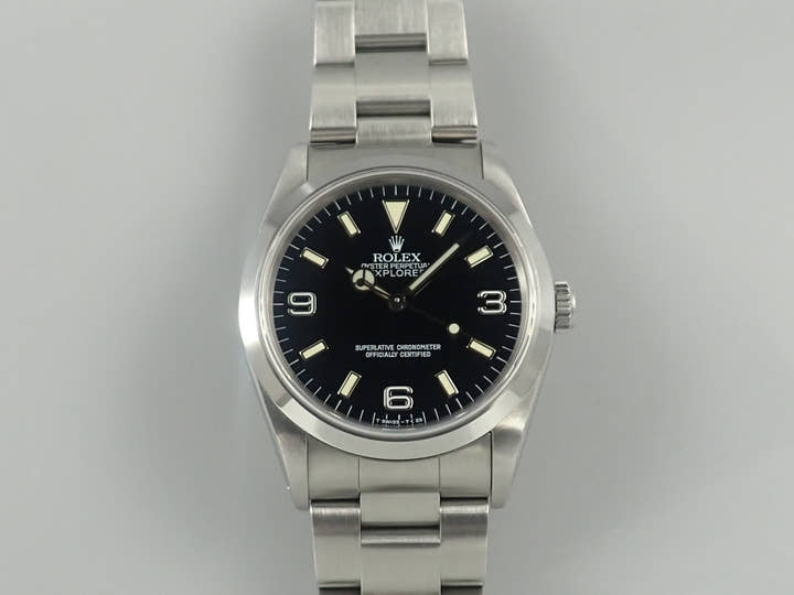 ロレックス エクスプローラーI Ref.14270 ステンレススチール ブラック文字盤