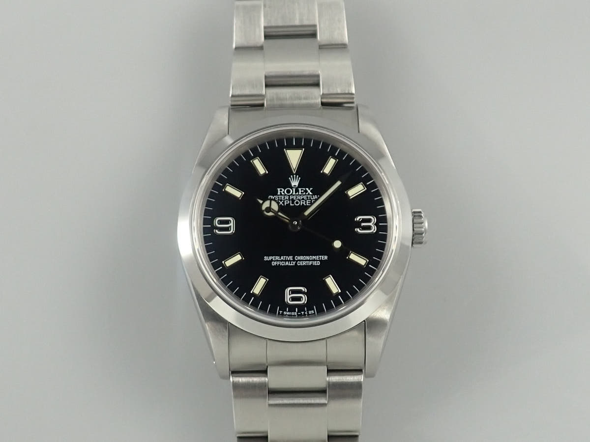 ロレックス エクスプローラーI Ref.14270 ブラック文字盤 中古 JVF58719