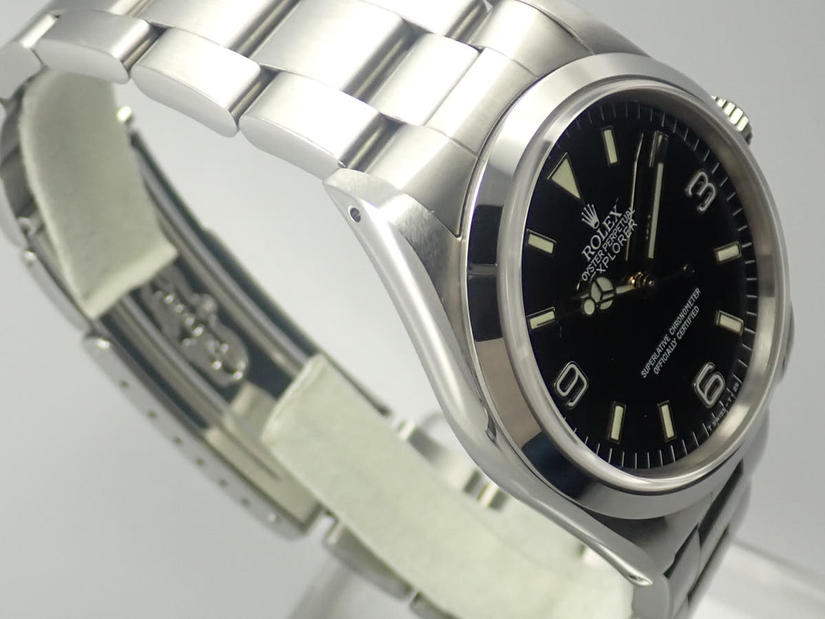 ロレックス エクスプローラーI Ref.14270 ブラック文字盤 中古 JVF58719