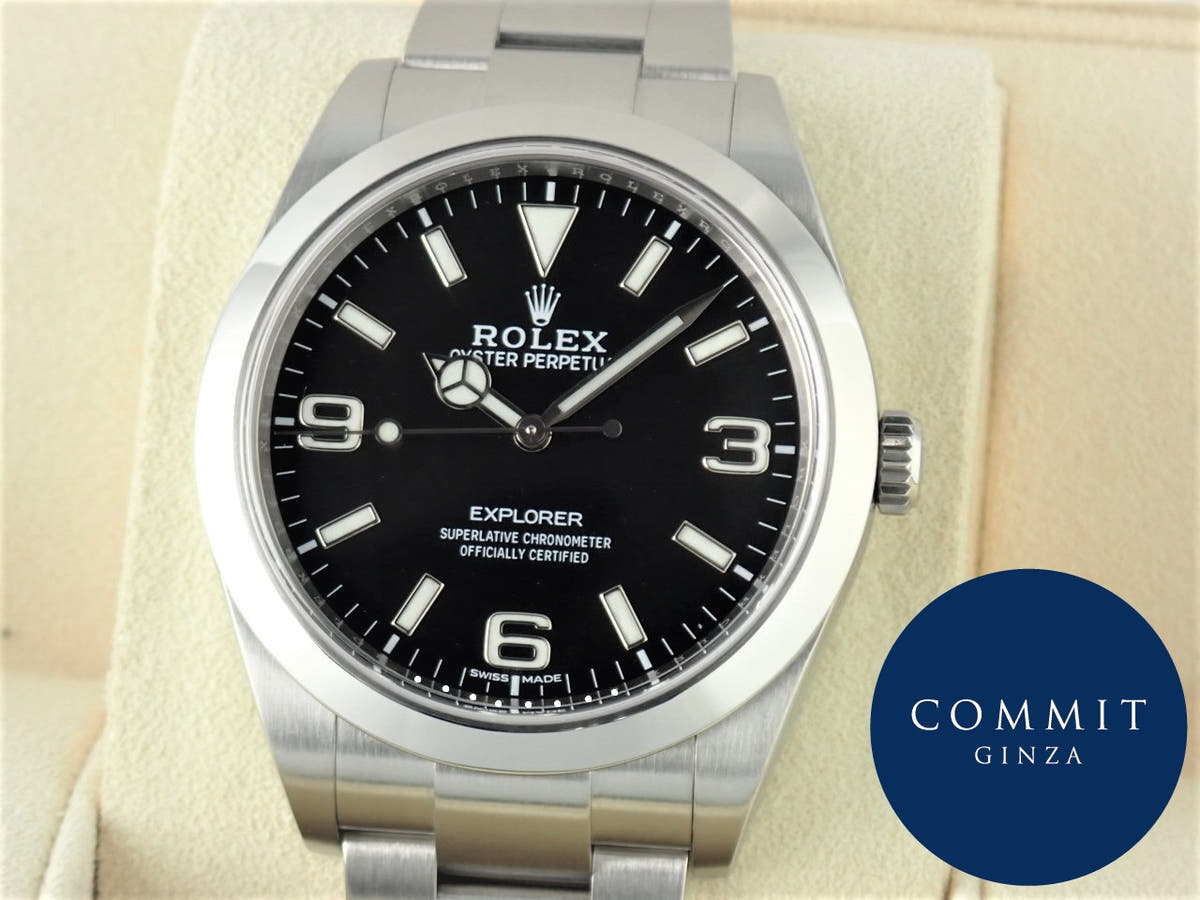 ロレックス エクスプローラー Ref.214270 ブラック文字盤 中古 explorer-169