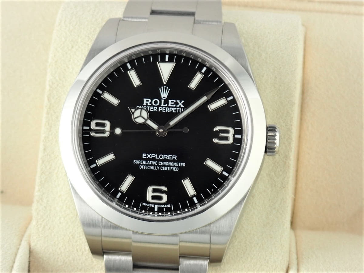 ロレックス エクスプローラー Ref.214270 ブラック文字盤 中古 explorer-169